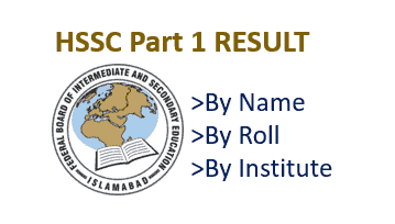 FBISE Result 2024 HsSC 1